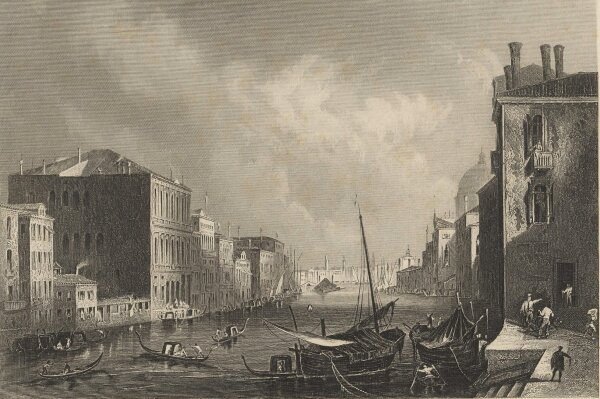Albert Henry Payne - Venedig - Stahlstich - Erste Hälfte 19. Jhd.
