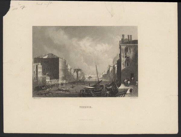 Albert Henry Payne - Venedig - Stahlstich - Erste Hälfte 19. Jhd.