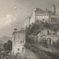 Julius Berndt - Das Nonnbergthor in Hohen-Salzburg -...