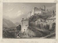 Julius Berndt - Das Nonnbergthor in Hohen-Salzburg -...