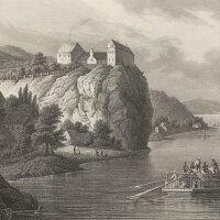 Unbekannt - Wackerstein an der Donau - Stahlstich - Erste...