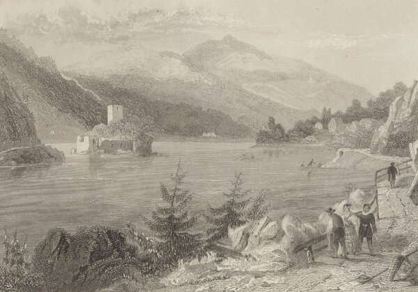 Unbekannt - Burg Woerth - Stahlstich - Erste Hälfte 19. Jhd.