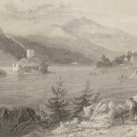 Unbekannt - Burg Woerth - Stahlstich - Erste Hälfte...