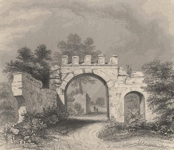 Johann Gabriel Friedrich Poppel - Gnadenberg bei Altdorf/ Püllenreuth bei Nürnberg - Stahlstich - Erste Hälfte 19. Jhd.