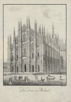 ? Gabriel - Der Dom zu Mailand - Lithographie - Erste...