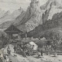 Franz Kollarz - Die Bergveste Trostburg in Tirol -...