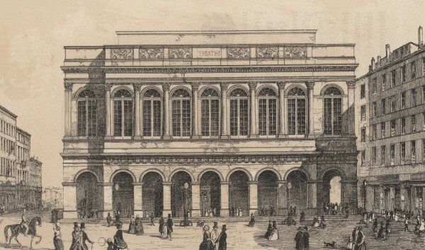 J. Brunet fils. - Grand Théatre - Stahlstich - nach 1850