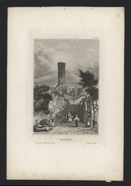 Johann Poppel - Eppstein - Stahlstich - um 1840