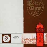 Roter Turm HO-Gaststätte - Menükarte - Offset -...