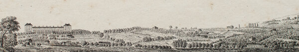Unbekannt - Ansicth des Lustschlosses Moncaliere - Lithographie - Erste Hälfte 19. Jhd.