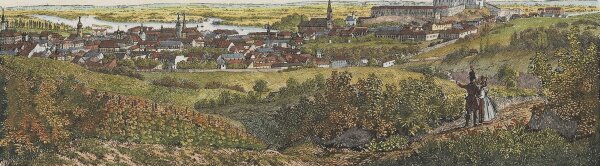 Unbekannt - Pressburg - Kolorierter Stahlstich - Erste Hälfte 19. Jhd.