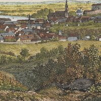 Unbekannt - Pressburg - Kolorierter Stahlstich - Erste...