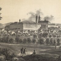 Unbekannt - Ansicht des Augustiner Chorherrnstiftes zu...