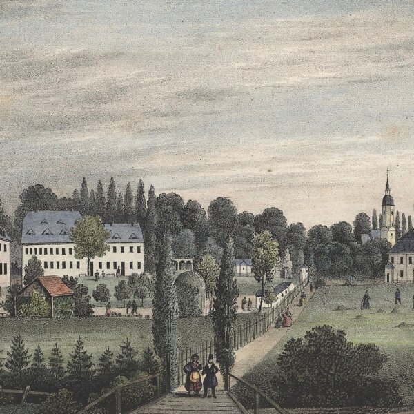 Unbekannt - Kreischa - Kolorierte Lithographie - Erste Hälfte 19. Jhd.