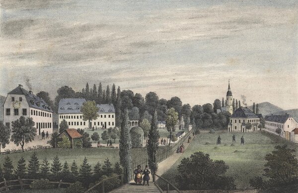 Unbekannt - Kreischa - Kolorierte Lithographie - Erste Hälfte 19. Jhd.