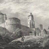 Unbekannt - Schloss Stolpen - Lithographie - Erste...