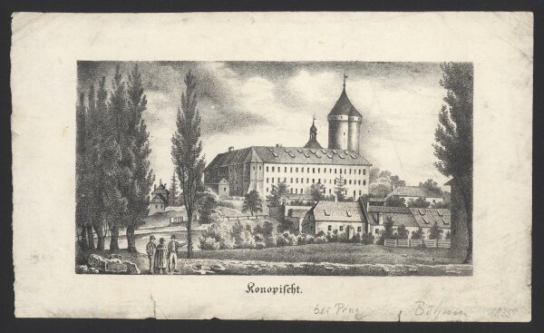 Unbekannt - Konopischt - Lithographie - Erste Hälfte 19. Jhd.