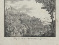 Unbekannt - Berg und Kloster Montserrat in Spanien -...