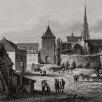 Ignatz Leopold Kober - Das Sachsentor zu Pilsen -...