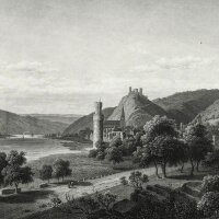Markus Eberhard Emminger - Oberwesel - Stahlstich - um 1850