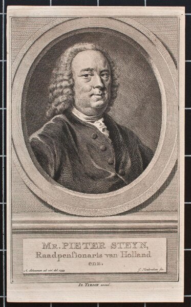 Jacobus Houbraken - Pieter Steyn; Ratspensionär - o.J. - Kupferstich