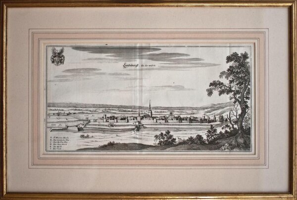 Caspar Merian - Landsberg an der Warthe - o.J. - Kupferstich