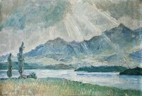Amand - Gebirgslandschaft - 1938 - ÖL auf Leinwand