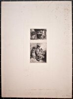 Charles Jacque - St. Come - 1843 - Radierung