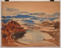 unbekannt - Landschaft - o.J. - Aquarell