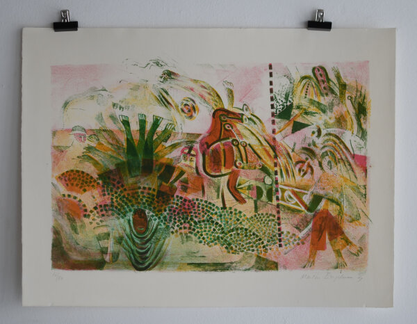 Martin Engelmann - ohne Titel - 1961 - Lithografie