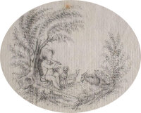 unbekannt - Pastorale Szene - o.J. - Bleistift