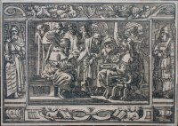 unbekannt - Namensgebung Johannes - o.J. - Holzschnitt