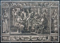 unbekannt - Namensgebung Johannes - o.J. - Holzschnitt