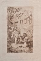 Lucien Penet - Allegorische Darstellung - o.J. - Radierung